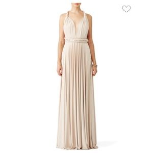 Twobirds Oyster Gown // Convertible Maxi Dress